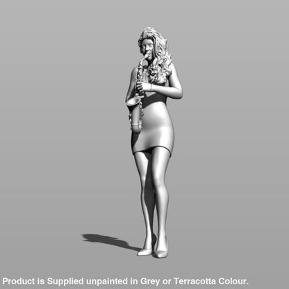 Girl Saxophonist Figure
