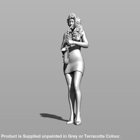 Girl Saxophonist Figure
