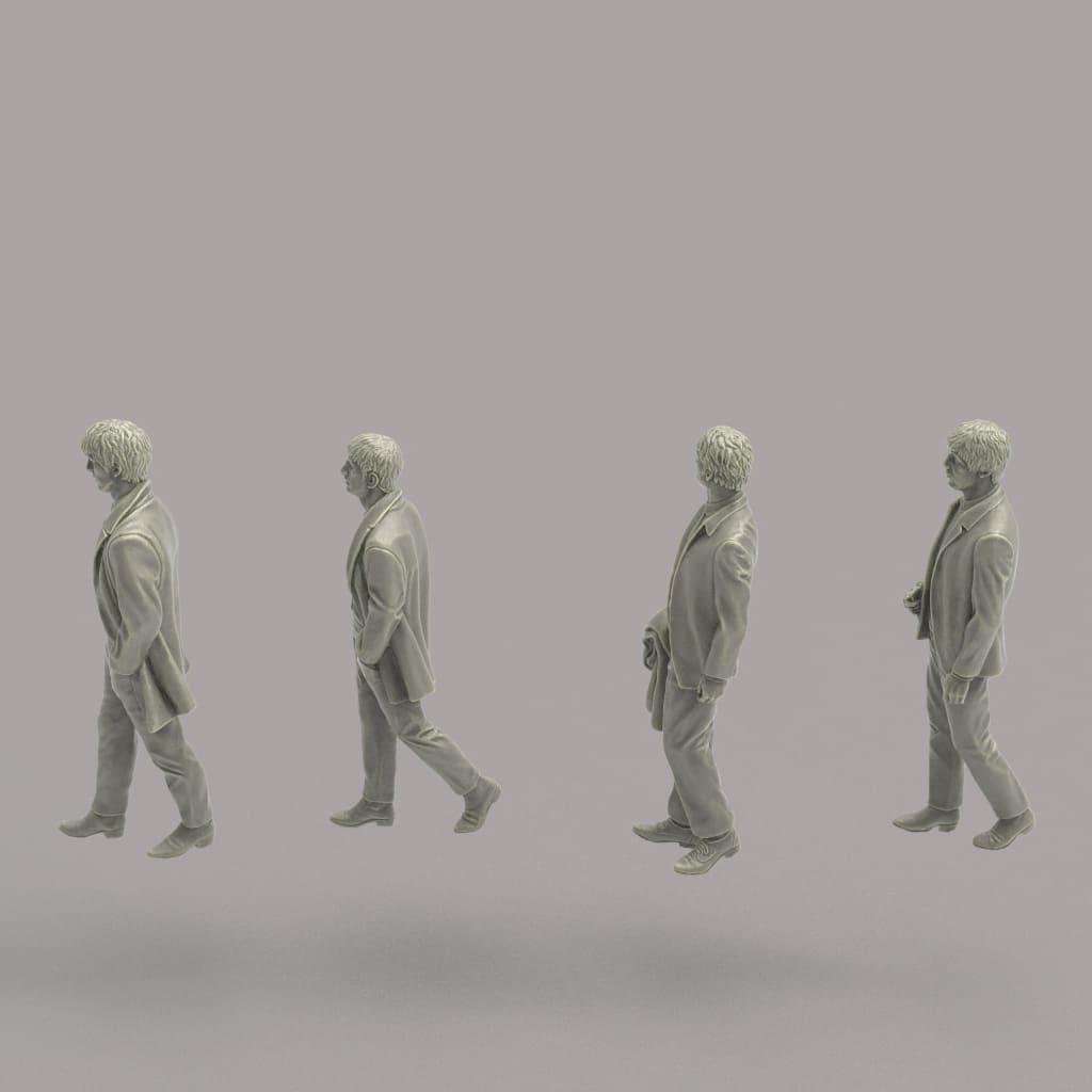 MM1009B The Beatles Crossing Road Figure