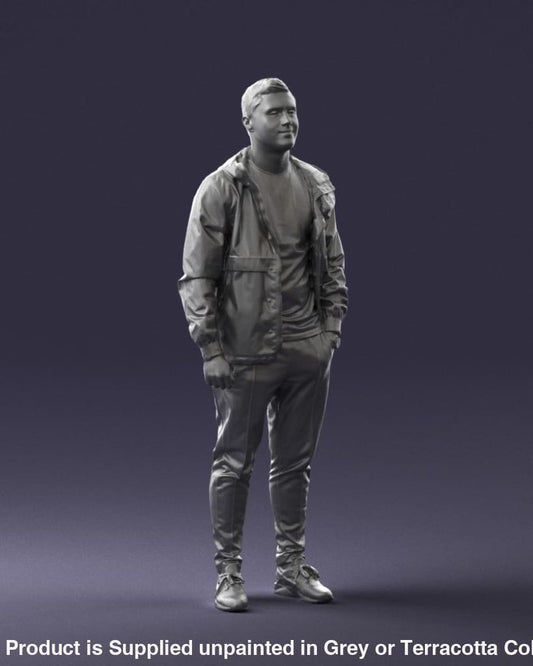 Young Smart Male In Sports Wear Figure