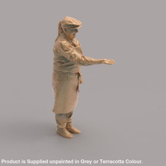 MM1040 Female Shop Keeper With Hand Out Figure