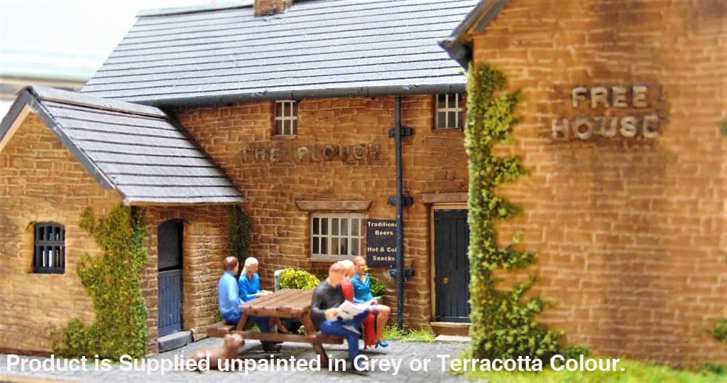 Park Or Pub Scene With Figures Figure