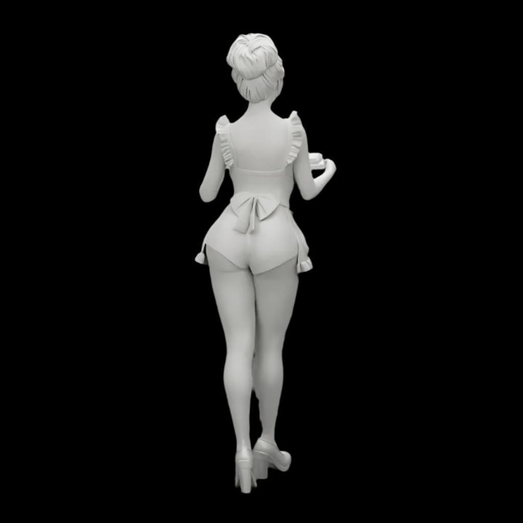 MM1068 Maid Carrying tray of Cupcakes Figure