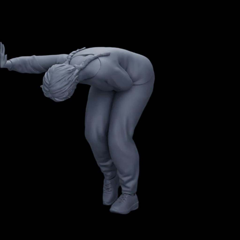 MM1069 Drunk Girl being ill Figure