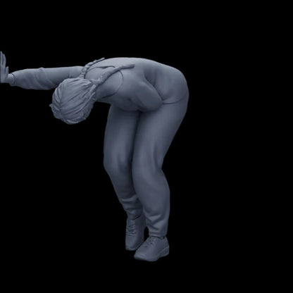 MM1069 Drunk Girl being ill Figure