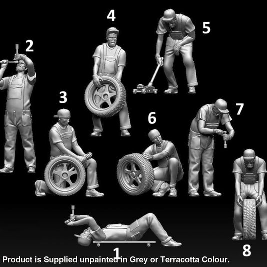 MM1070 Garage Mechanic 3 Figure