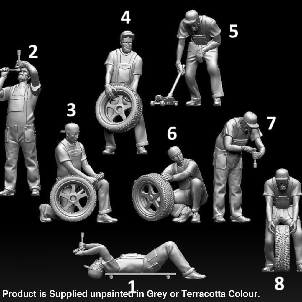 MM1070 Garage Mechanic 7 Figure