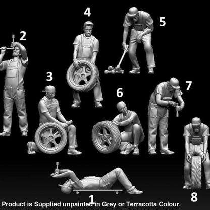 MM1070 Garage Mechanic 7 Figure