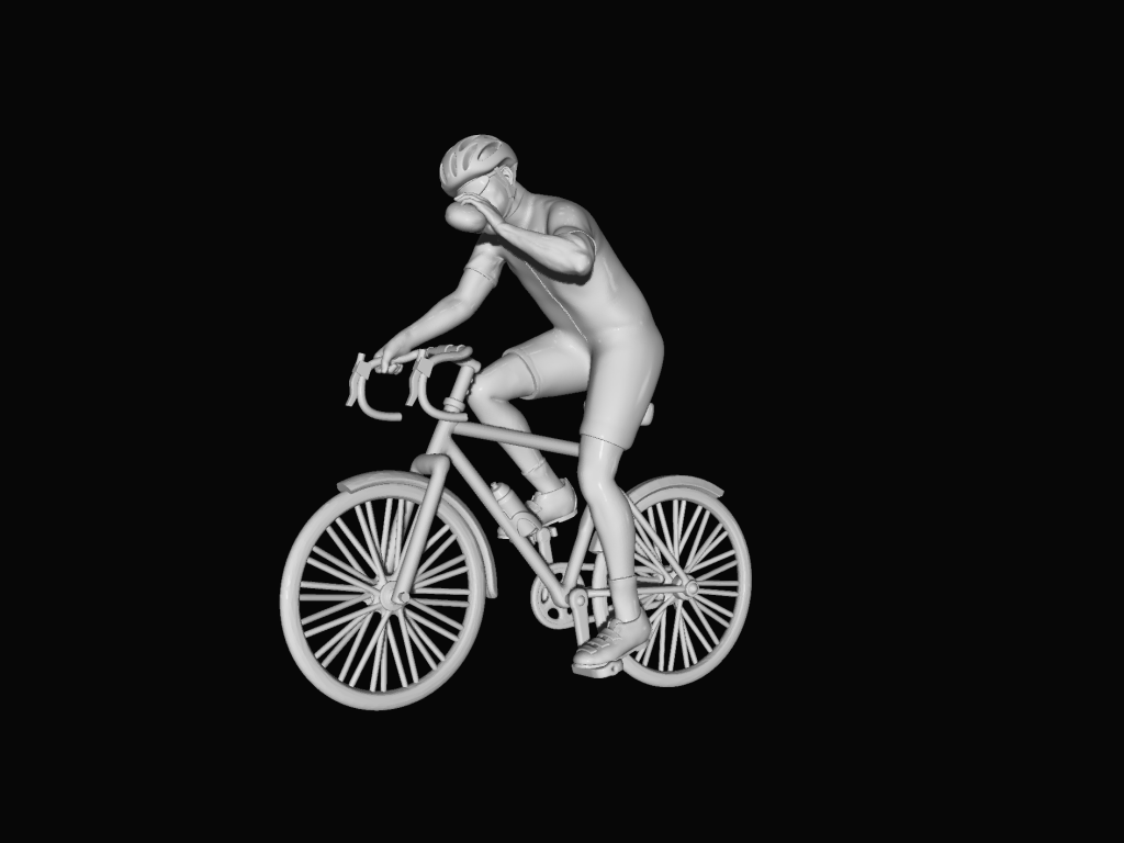 MM1073 Racing Bike Riders No 4 Figure