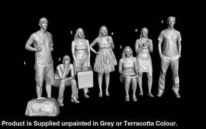 MM1102B OO Scale Passenger Figures Figure