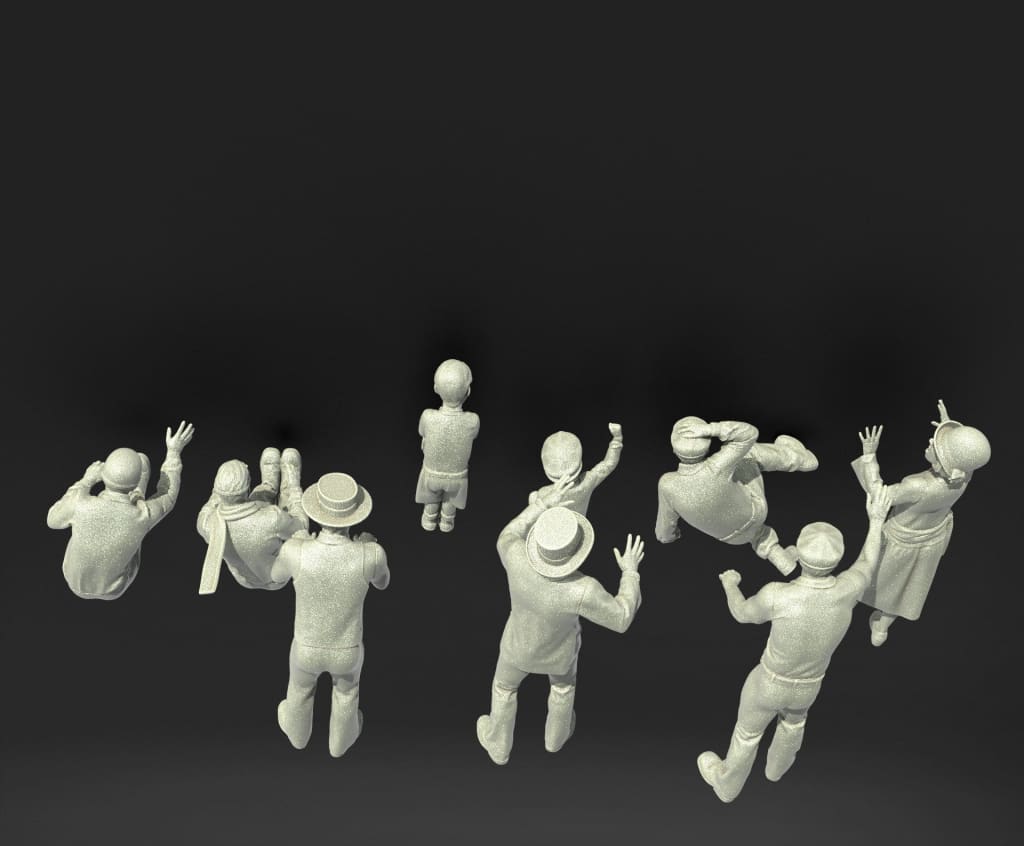 MM1107 Grand Prix 1900 Spectators Figure