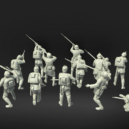 MM1108 French and German WW1 troops Figure