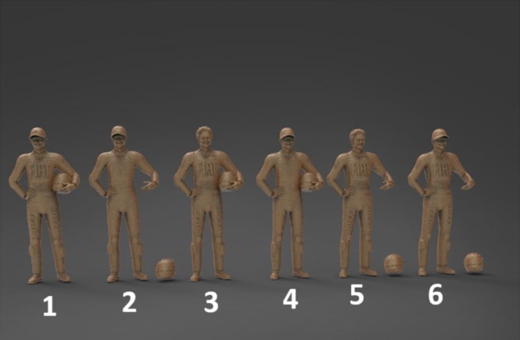 MM1111 Valentino Rossi 1:32 / No (Un painted) / 1 Figure