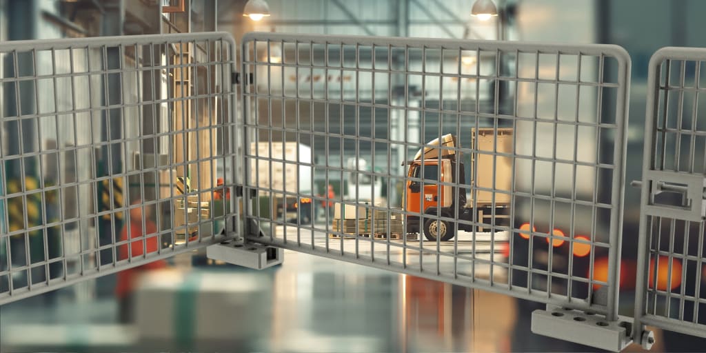 MM1116 1:32 Temporary Fencing Kit 1:32 132 Scale Accessory