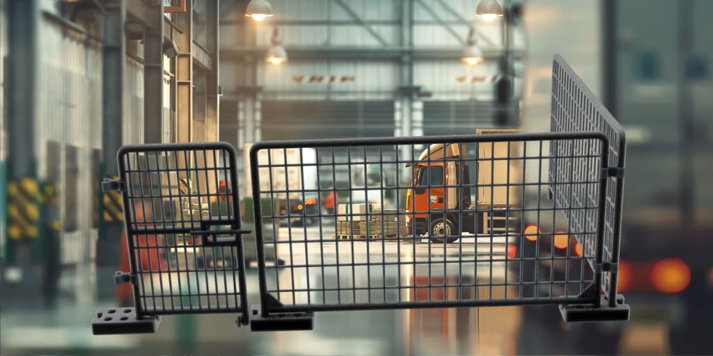 MM1116 1:32 Temporary Fencing Kit 1:32 132 Scale Accessory