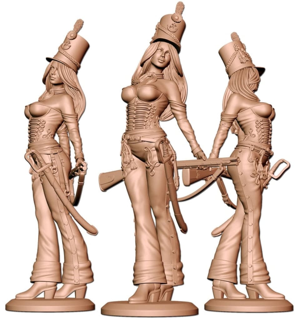 MM1118 95th Rifles Pin UP Girl Figure