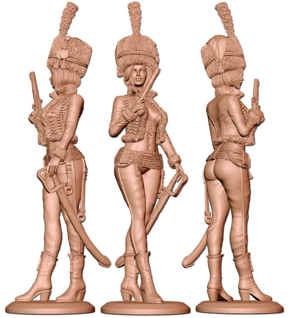 MM1123 French Hussar Pin Up Figure