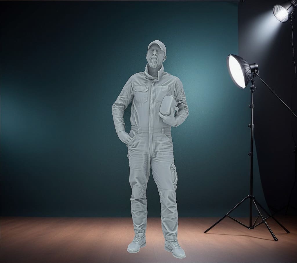 MM1124 Man with VR Headset Figure