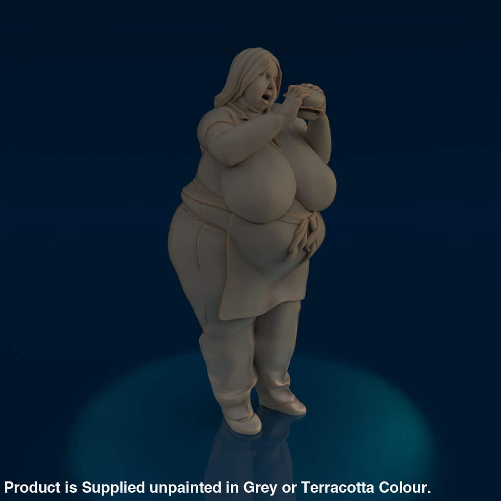 MM1131 Large Lady Eating Figure