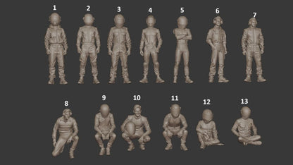 MM1142 F1/Motor Race Team/Garage Figures Figure