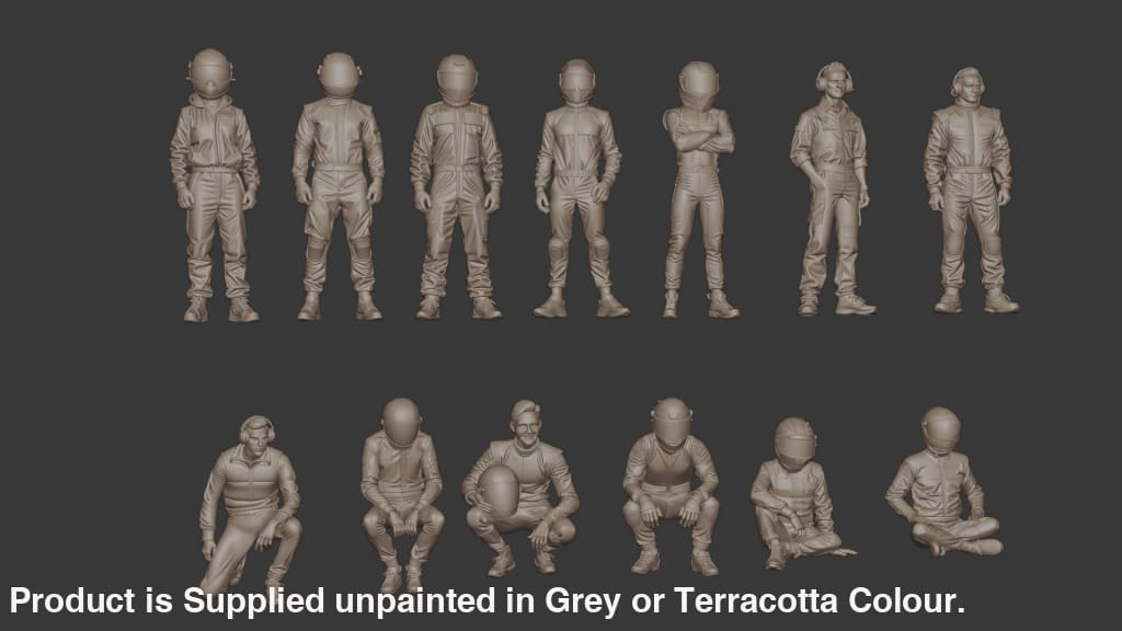 MM1142 F1/Motor Race Team/Garage Figures Figure