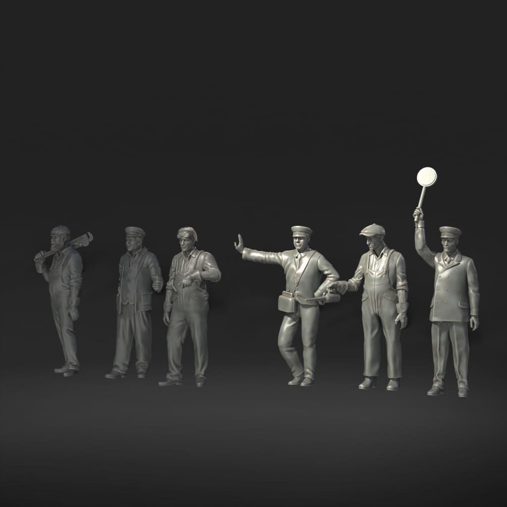 MM1151 Railway Station staff Figure