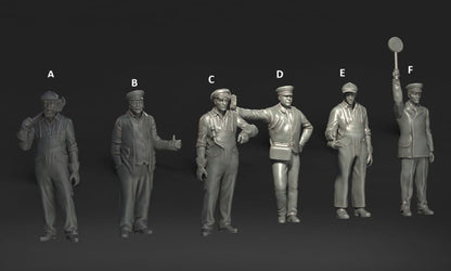 MM1151 Railway Station staff Figure
