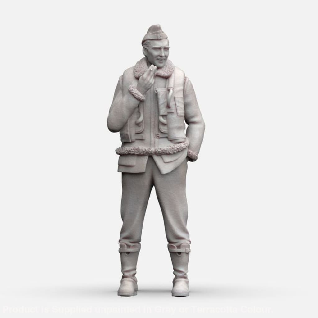 MM1154 WW2 RAF Pilot Smoking Figure