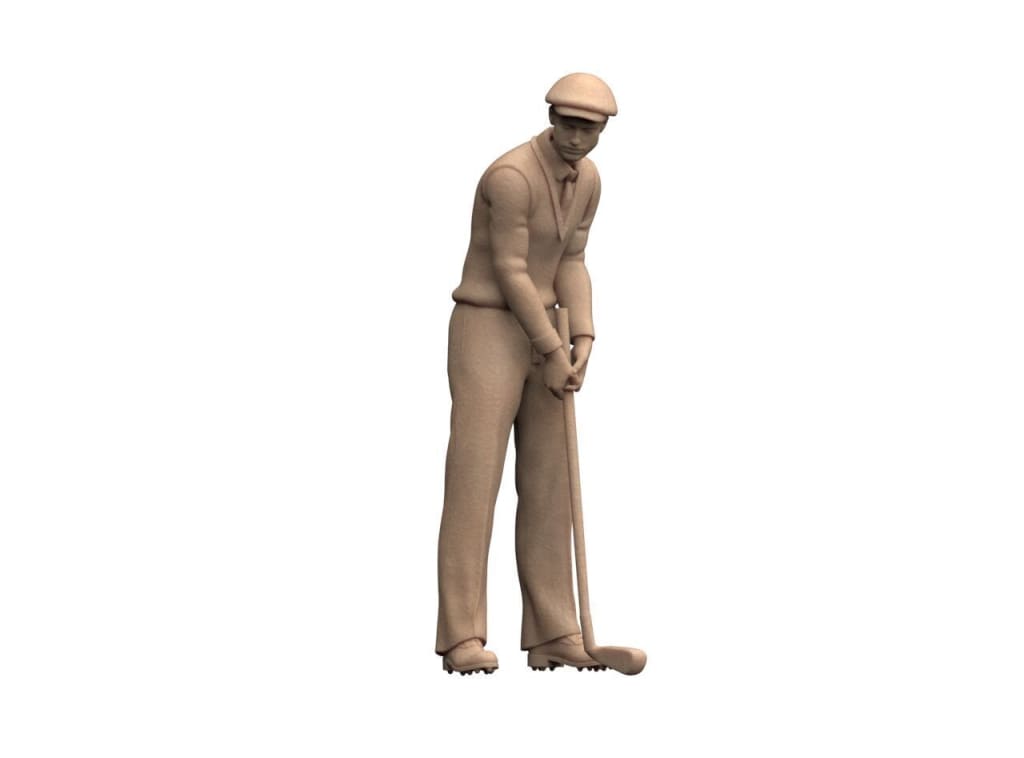 MM1165 Golf Player 6 Figure