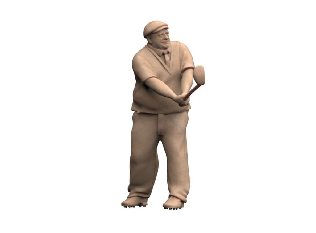 MM1165 Golf Player 7 Figure