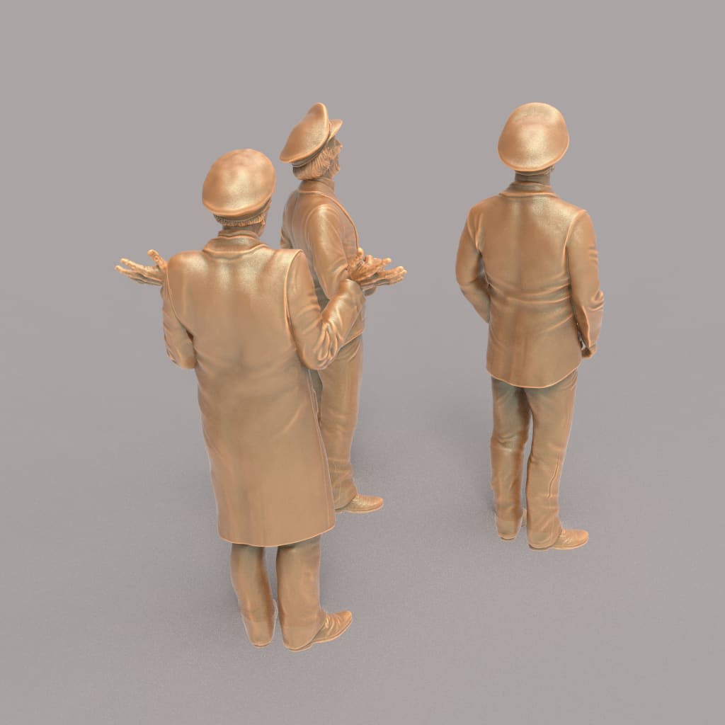 MM1171 On The Buses Stan Jack and Blakey Figure