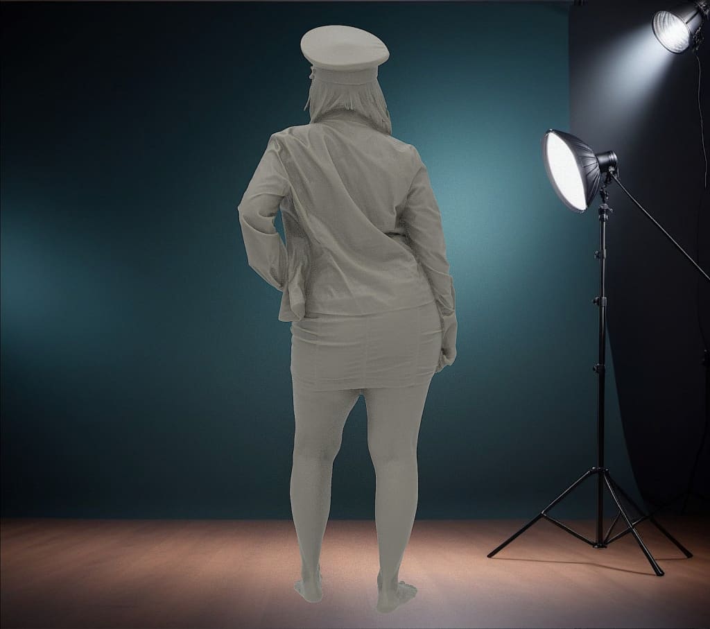 MM1179 Girl top open Figure