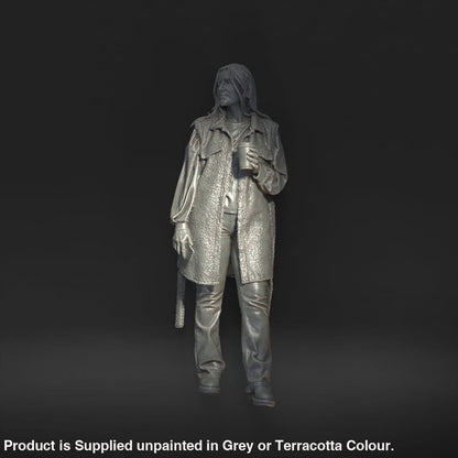 MM1184 In coat with Coffee Figure