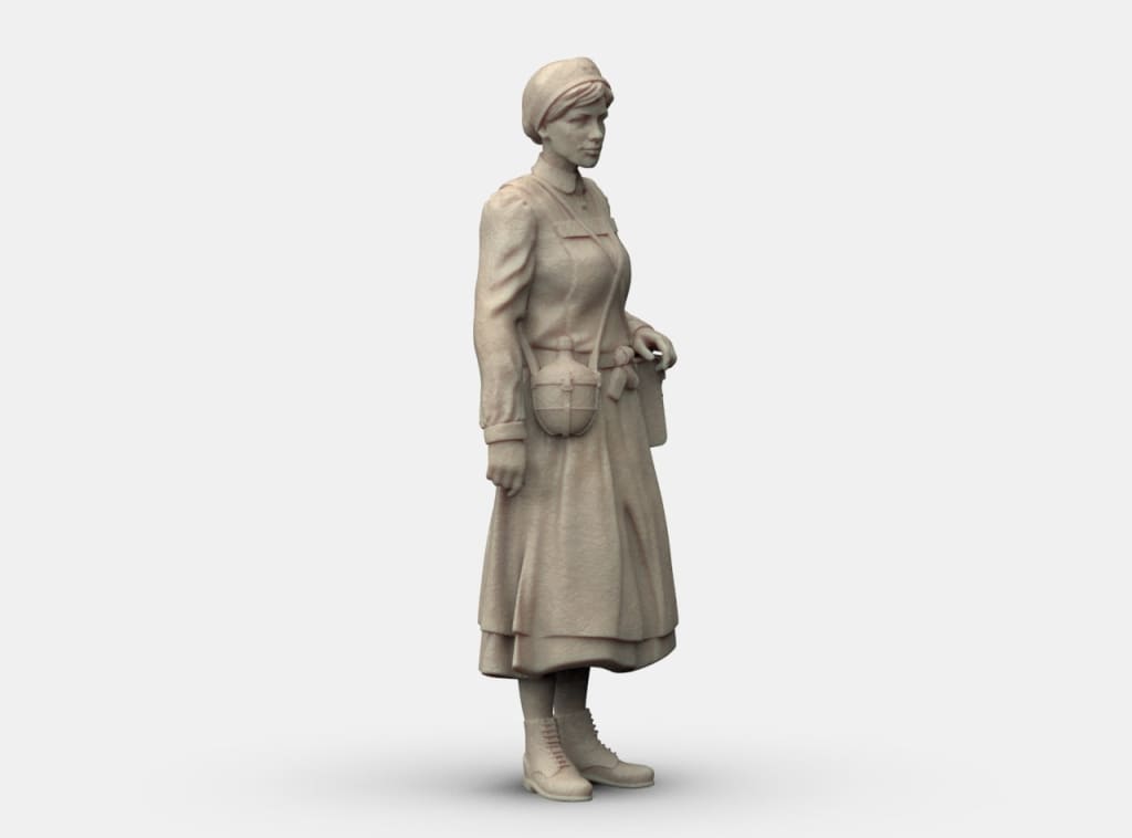 MM1188 German WW2 Nurse Figure