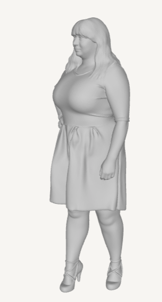 MM148 Large Young Female Hand on Hip