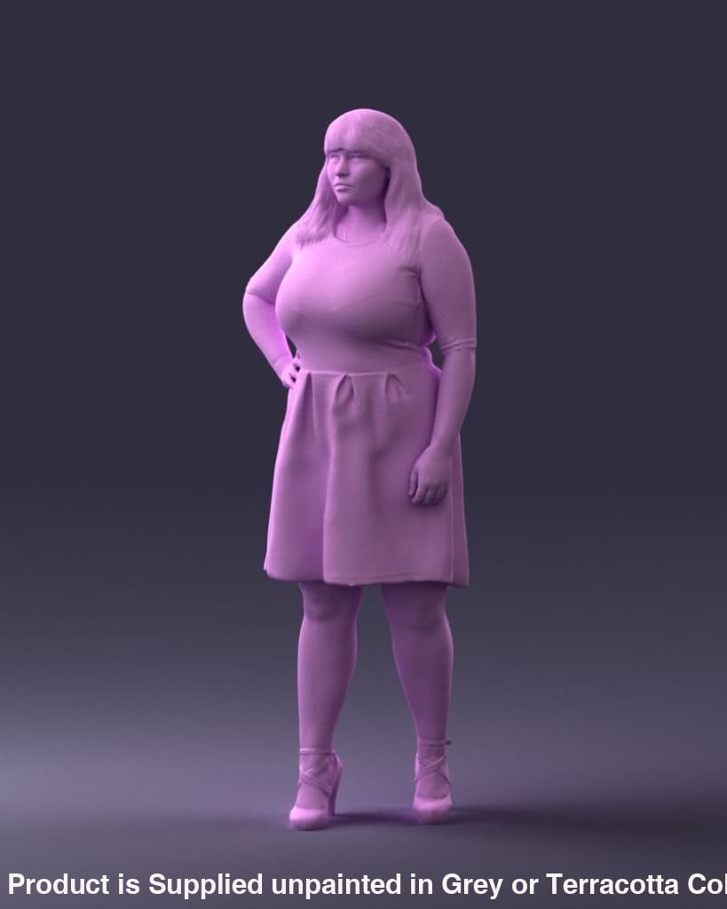 Large Young Female Hand On Hip Figure