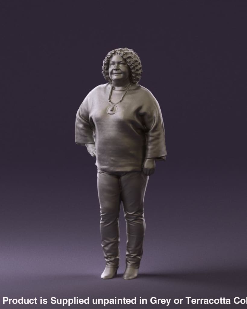 Large Older Female Hand On Hip Figure