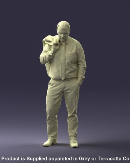 Weary/tired Office Worker Walking Figure
