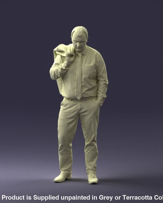 Weary/tired Office Worker Walking Figure