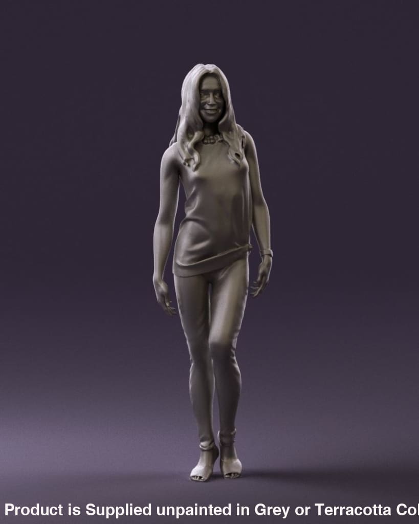 Smart Female Office Worker Figure