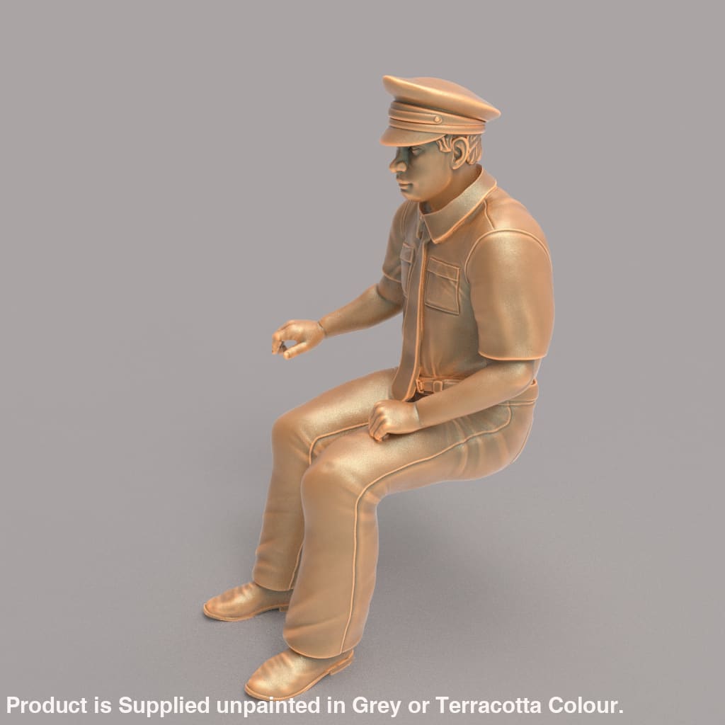 MM160B Male Bus/Train Driver with Hat Figure