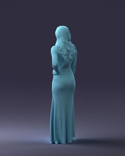 Female In Evening Dress Figure