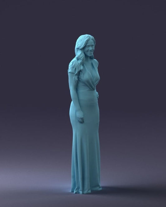 Female In Evening Dress Figure
