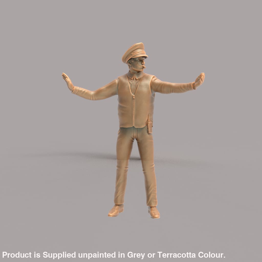 MM173 Traffic Policeman Directing Traffic Figure