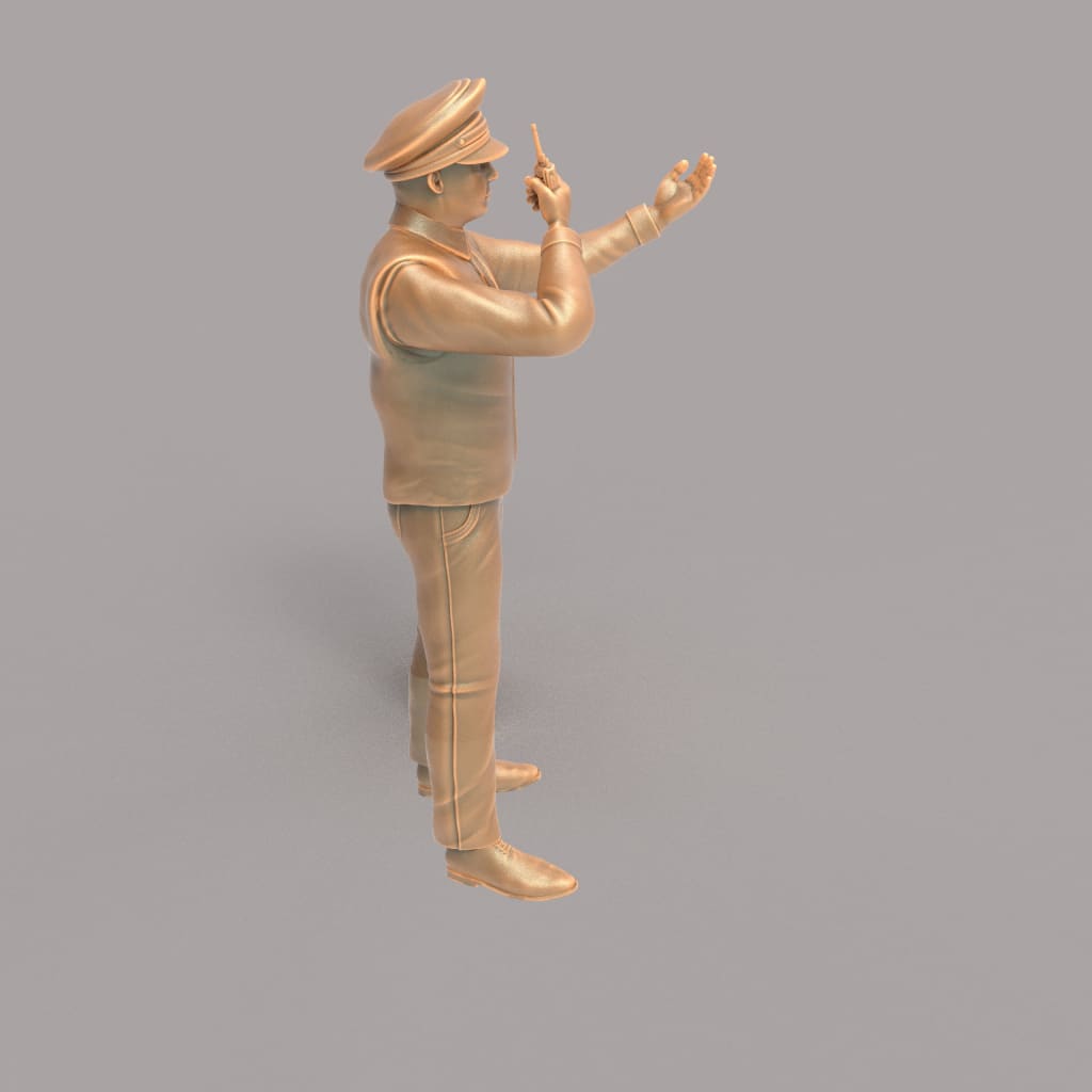 MM173 Traffic Policeman on Radio Figure