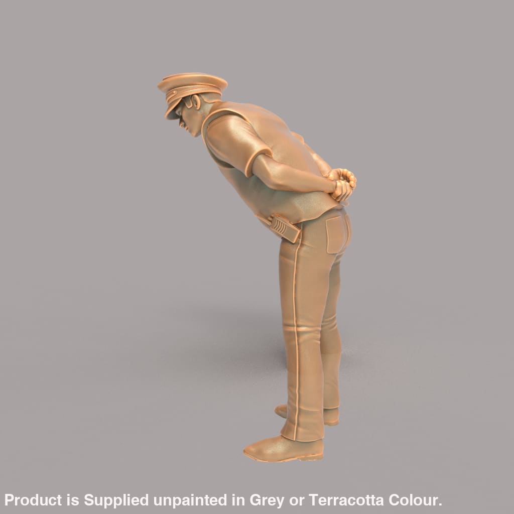 MM173 Traffic Policeman/Security Guard Leaning Over Figure