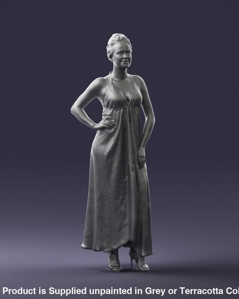 Female In Evening Dress Figure