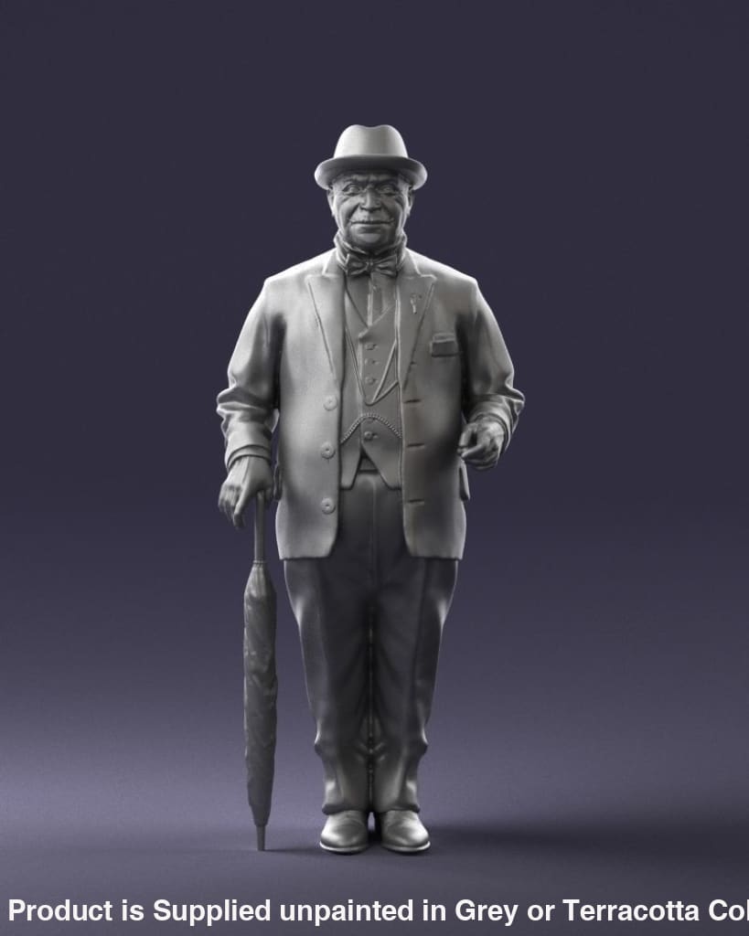 Famous Detective Hercole Poirot Figure