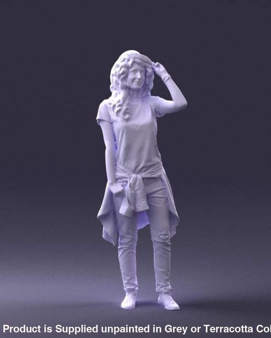 Female Entertainer In Top Hat Figure