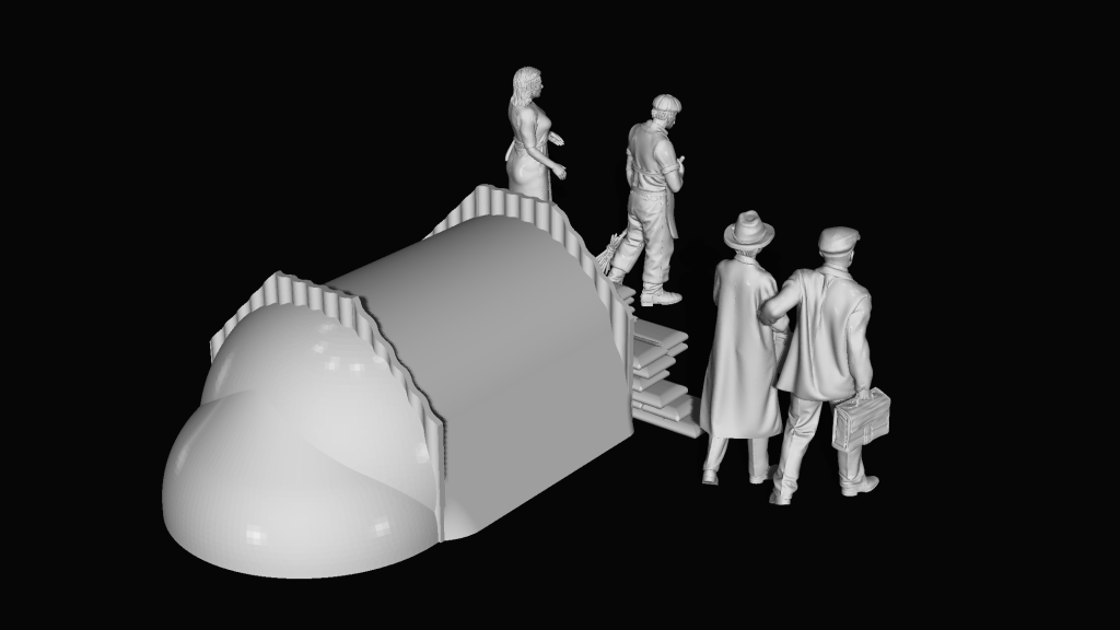 Mm1940 Ww2 Anderson Shelter Scene And Figures Figure